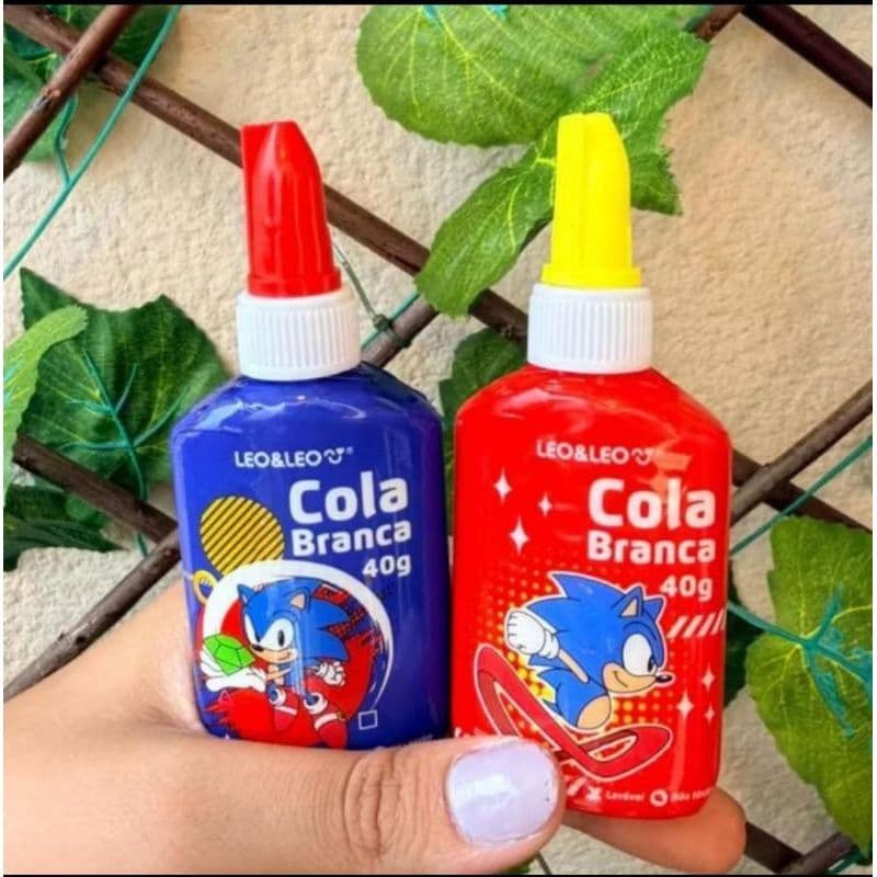 Cola Branca Escolar 40g | Sonic | Cola Líquida para Papelaria e Artesanato