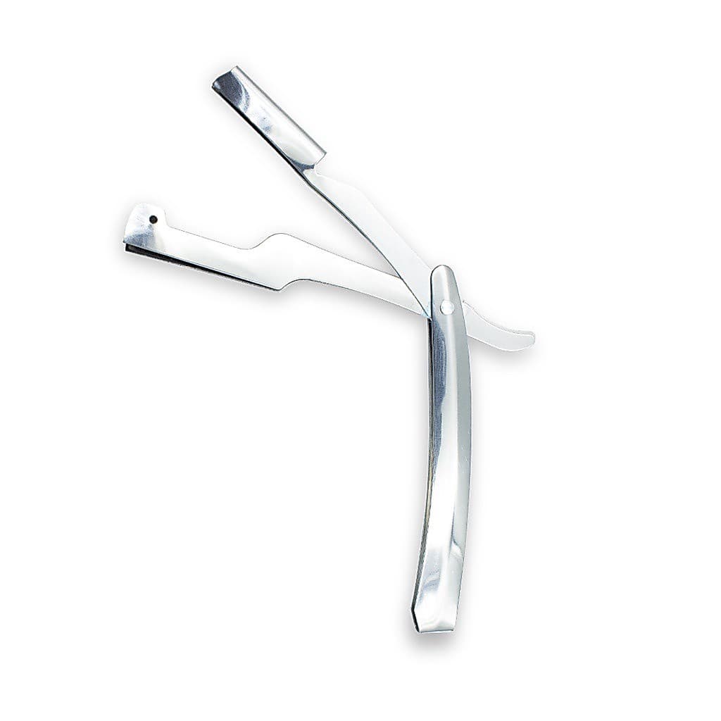 Navalhete Barbeiro Cabo de Aço Inox Barbear Profissional