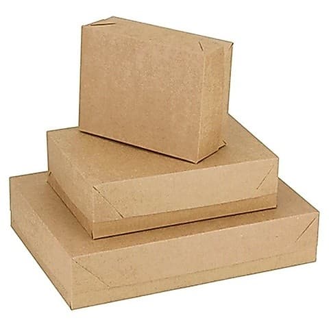 10 Caixa Para Presente Com Tampa Kraft Pequena 19x14,5x7,5cm
