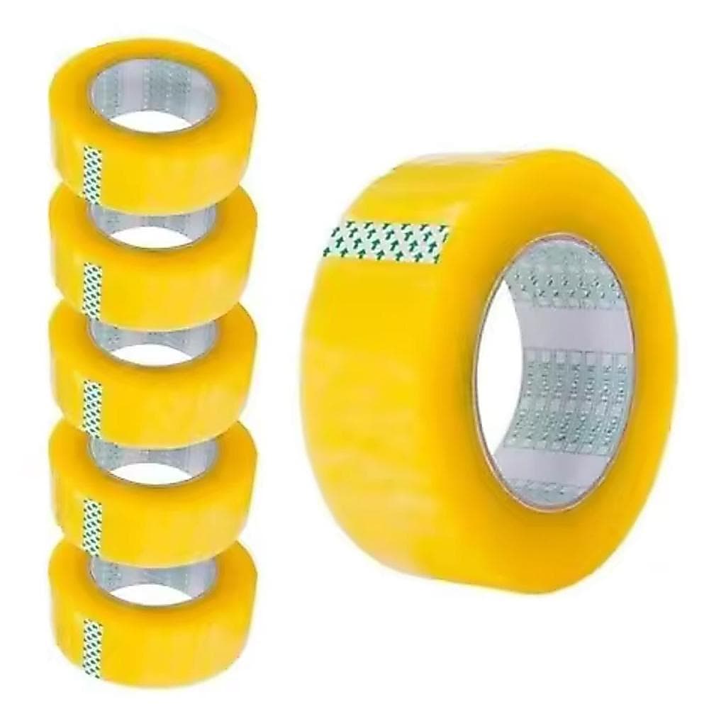 Fita Adesiva Transparente Larga Embalar Caixas 500 mts Resistente