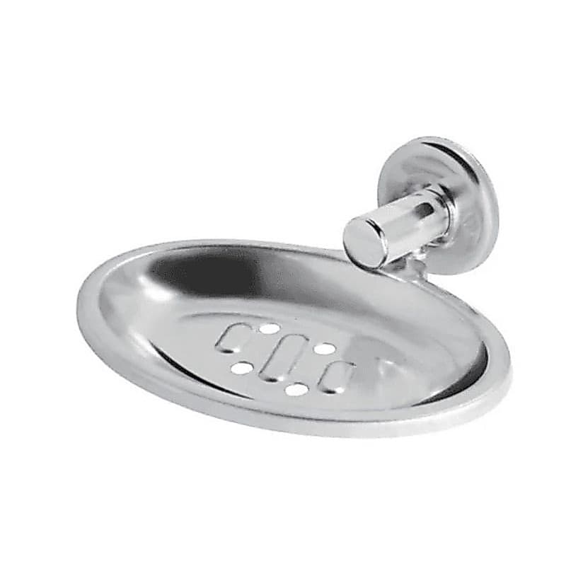 Saboneteira para Banheiro de Aço Inox Fixação parede