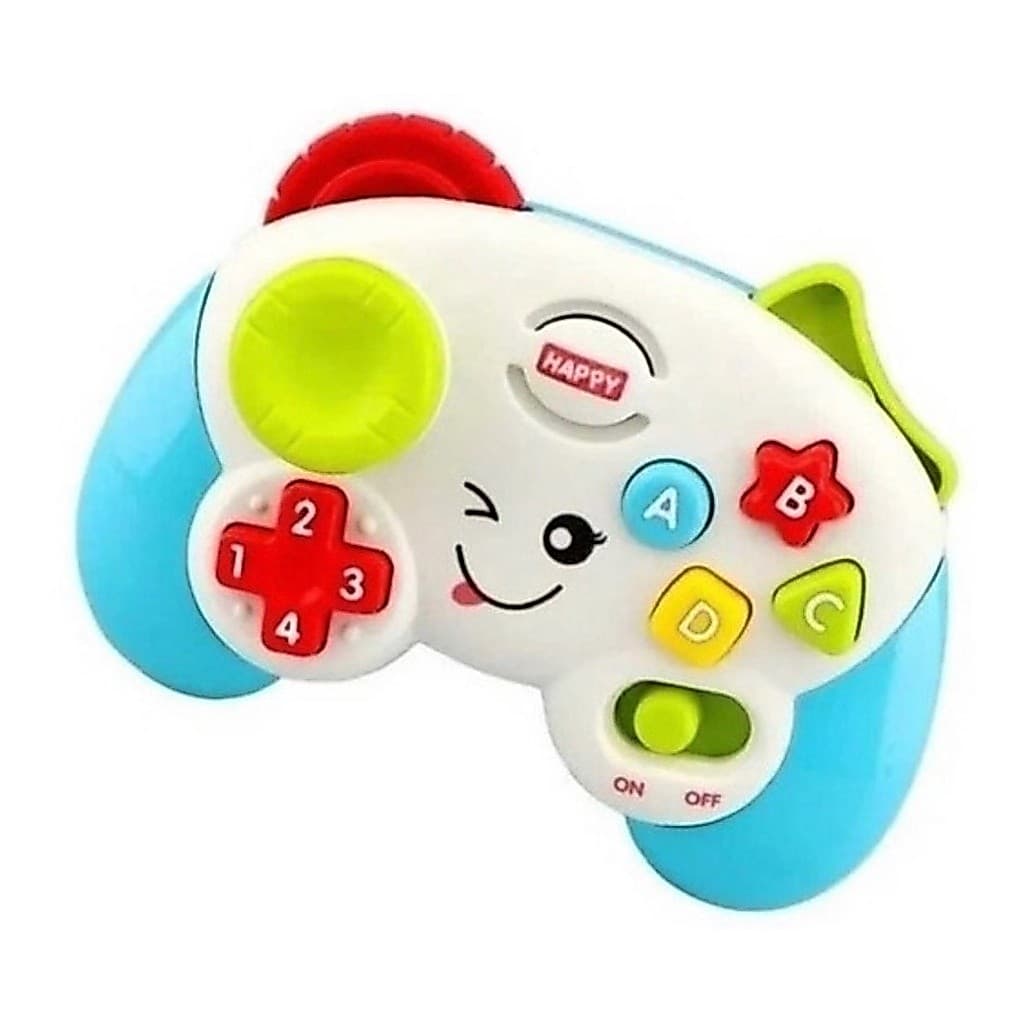 Brinquedo Controle de Video Game Bebe Educativo Com Som Didática Infantil
