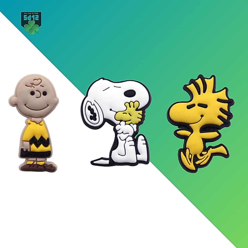 Pin Snoopy e Amigos para Babuche – Kit com 3 Unidades Divertidas