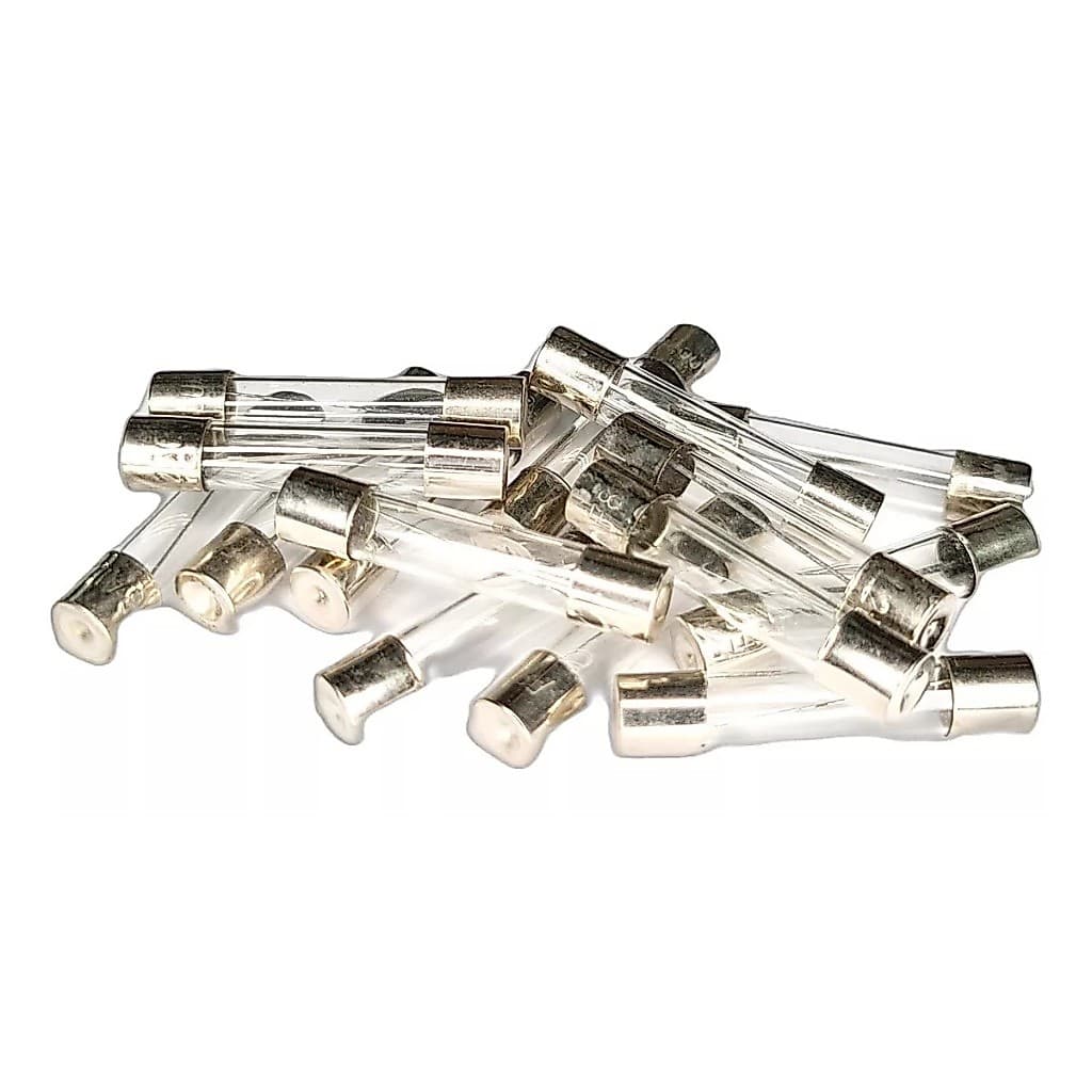 Kit 10 Peças De Fusível De Vidro 5x20 15a 250v