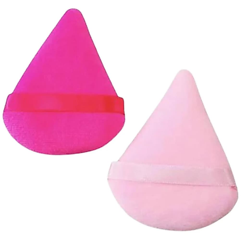 2 pcs Esponja Puff  Veludo para pó