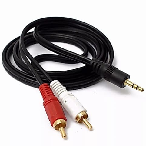 Cabo Auxiliar P2 Macho X Rca Macho Audio 1,5m Som