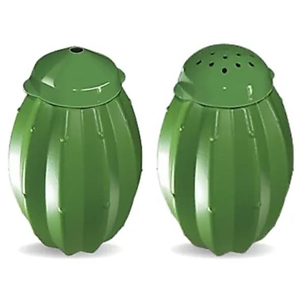 kit saleiro e paliteiro cacto plastico injetemp