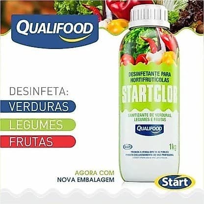 StartClor Desinfetante para Hortifruticulas Qualifood 1kg