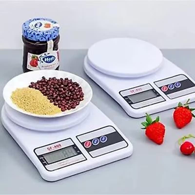 Balança De Cozinha Digital 1g à 10 Kg De Alta Precisão Com 2 Pilhas Grátis Para Nutrição E Dieta Fitnnes