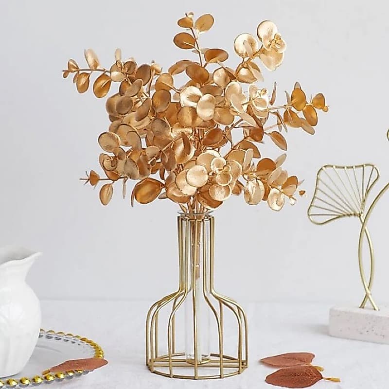 Flor Artificial Eucalipto Árvore De Natal  Decoração De Natal Presente  - A-530