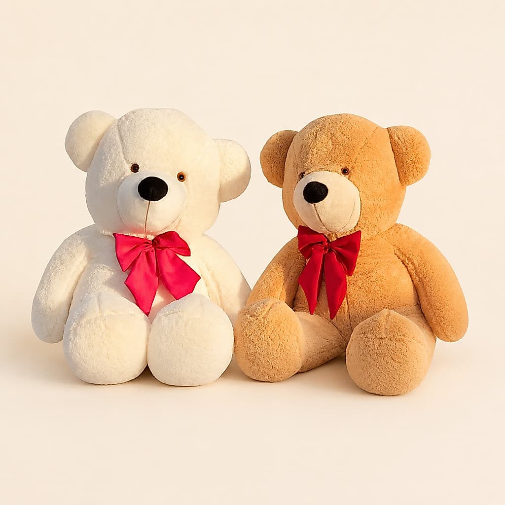 Urso de Pelúcia Teddy 50cm Antialérgico Macio Infantil Presente Decoração