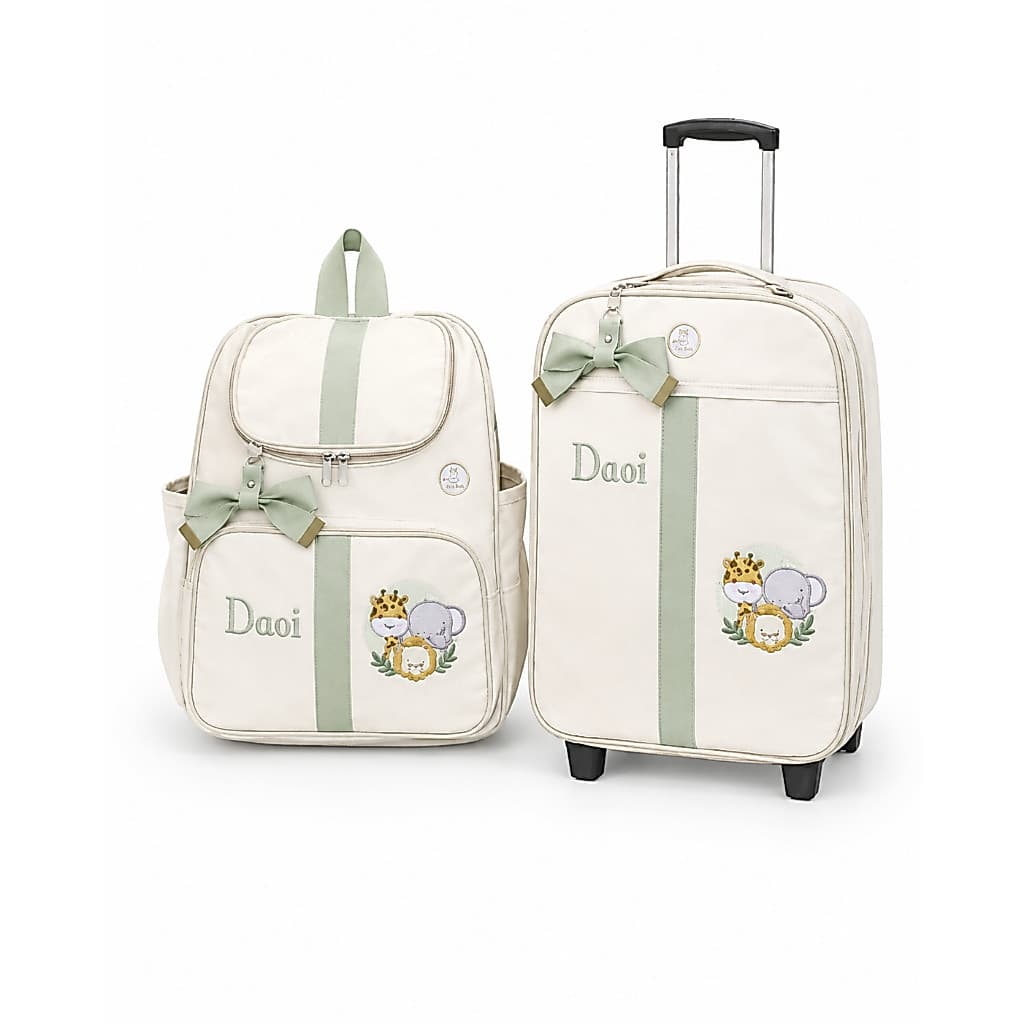 Bolsa Maternidade Menino Safari 4 Peças