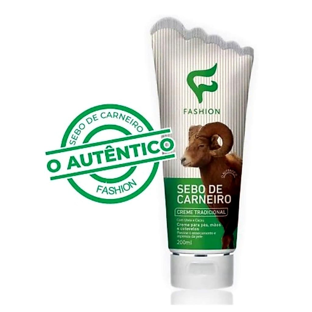 Sebo de Carneiro Fashion Cosméticos - Gel Masageador Relaxante e Cicatrizante