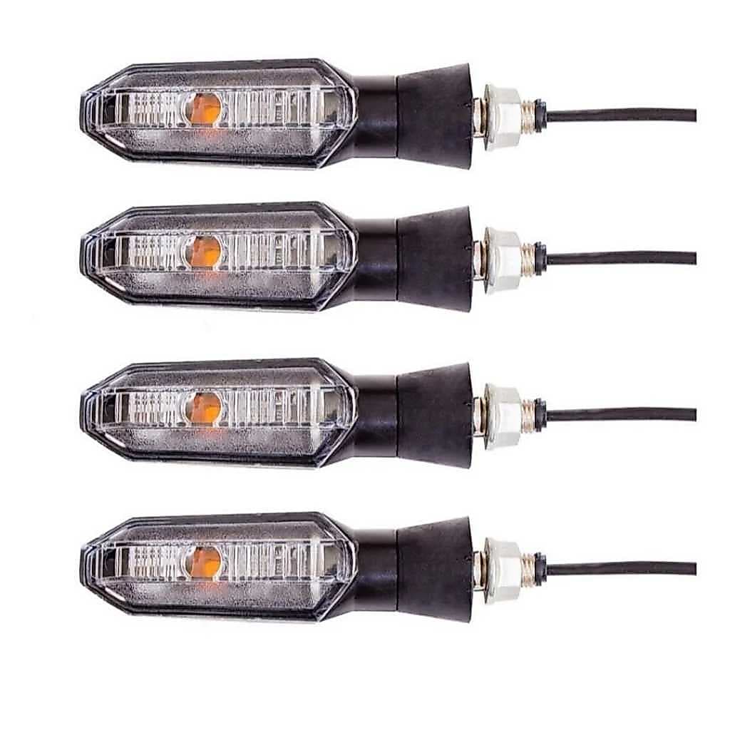 Kit C/ 2 ou 4 Seta universal  base parafuso Pisca de Led Seta Twister Titan Xre de led, Seta universal base parafuso
