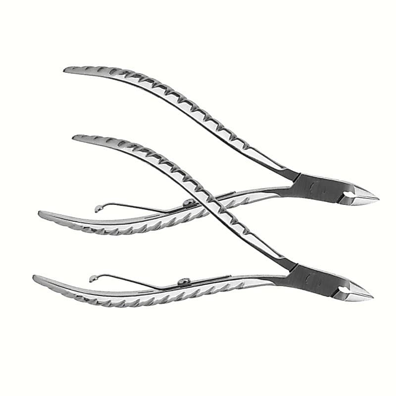 Kit 2 Alicates para Unha Profissional Premium Cutícula Manicure Ferramenta Pedicure Esmaltacao