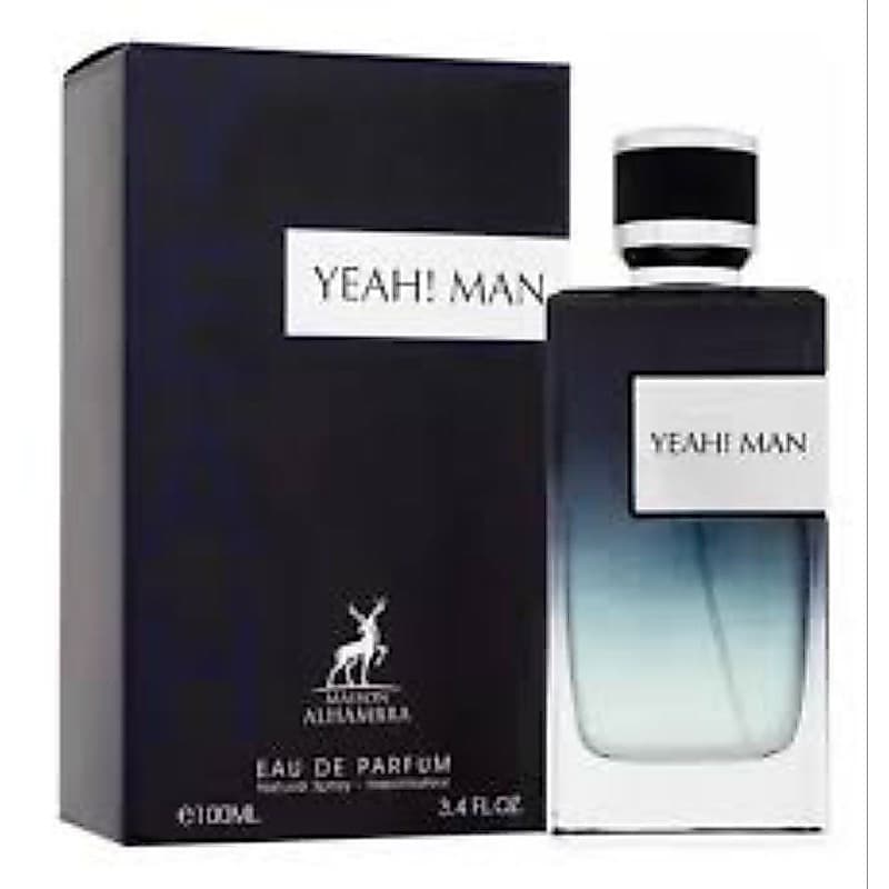 Perfume Árabe Alhambra Yeah! Masculino - Aroma Duradouro e Marcante, 100ml