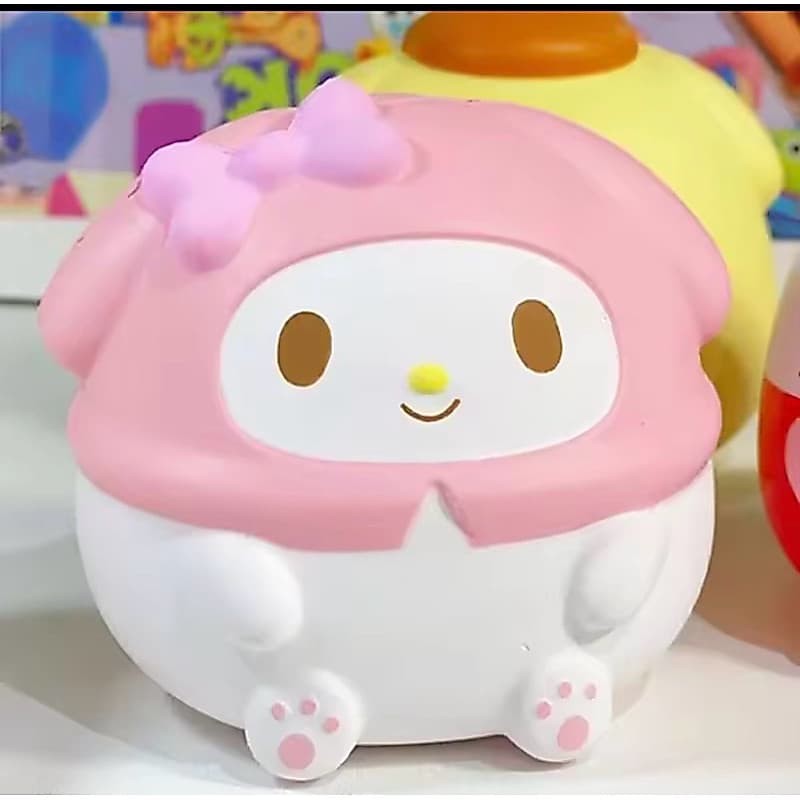 Brinquedo Squishy Hello Kitty & Friends Pequeno 6x6 cm