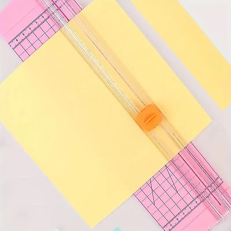 Guilhotina Cortador de papel A4 Cortador de papel de escrit贸rio L芒mina para 谩lbum de recortes de fotografias
