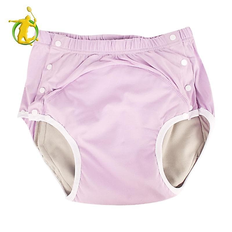 [Asiyy] Calça De Cobertura Para Incontinência Ajustável Reutilizável À Prova D'água Calças Capa De Roupa Íntima Pano Adu