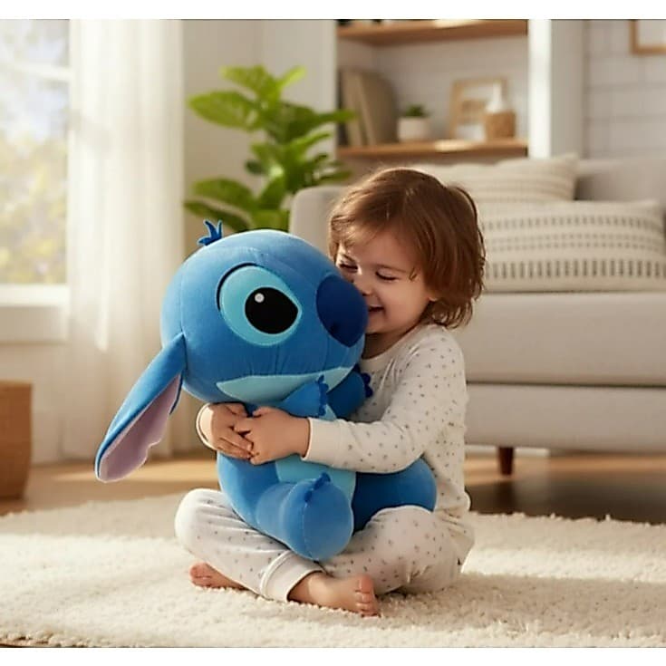 Pelúcia Stich E Angel Antialérgico Super Macio 23 Cm 42 Cm