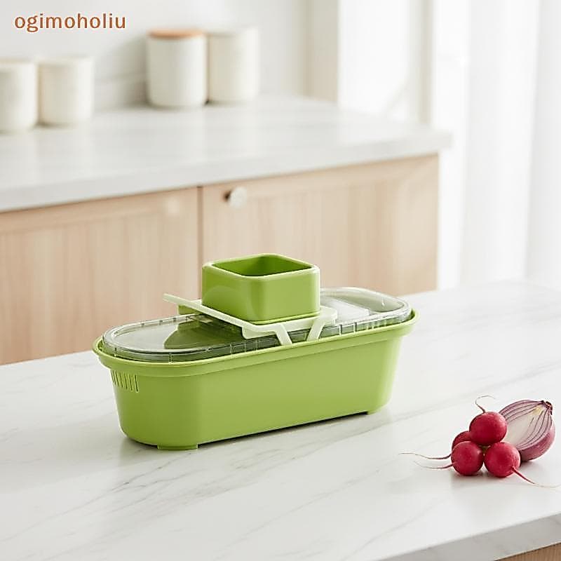 [GMH] Fatiador De Batata Vegetal Com Cesta De Drenagem Cortador Multifuncional Para Alimentos , Aparelho De Cozinha Segu
