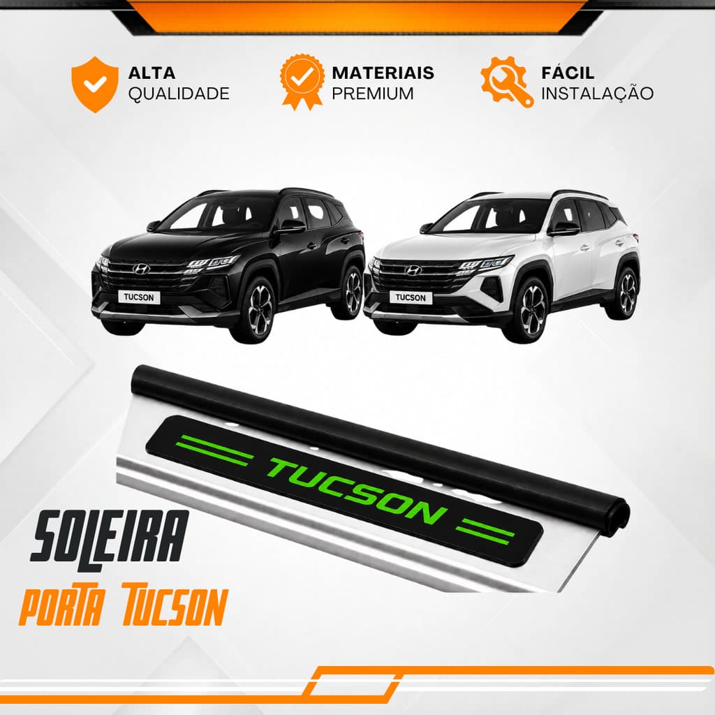 Soleira De Porta Tucson Modelo Universal Carro personalizado