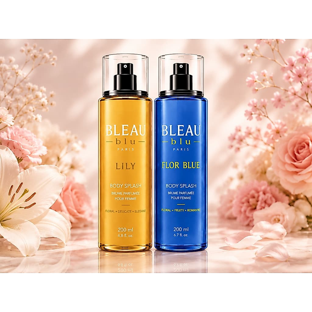 Kit Body Splash Lily + Florata Blue 200ml Feminino