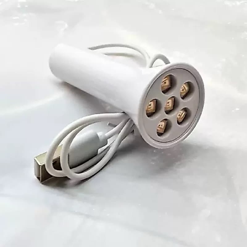 Mini Cabine LED UV para Unhas 6 LEDs redondo USB Secador de Gel de Mão
