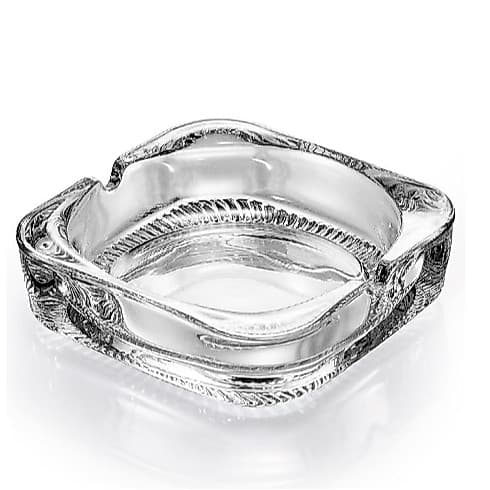 Cinzeiro de Vidro Transparente Premium – Design Elegante e Resistente