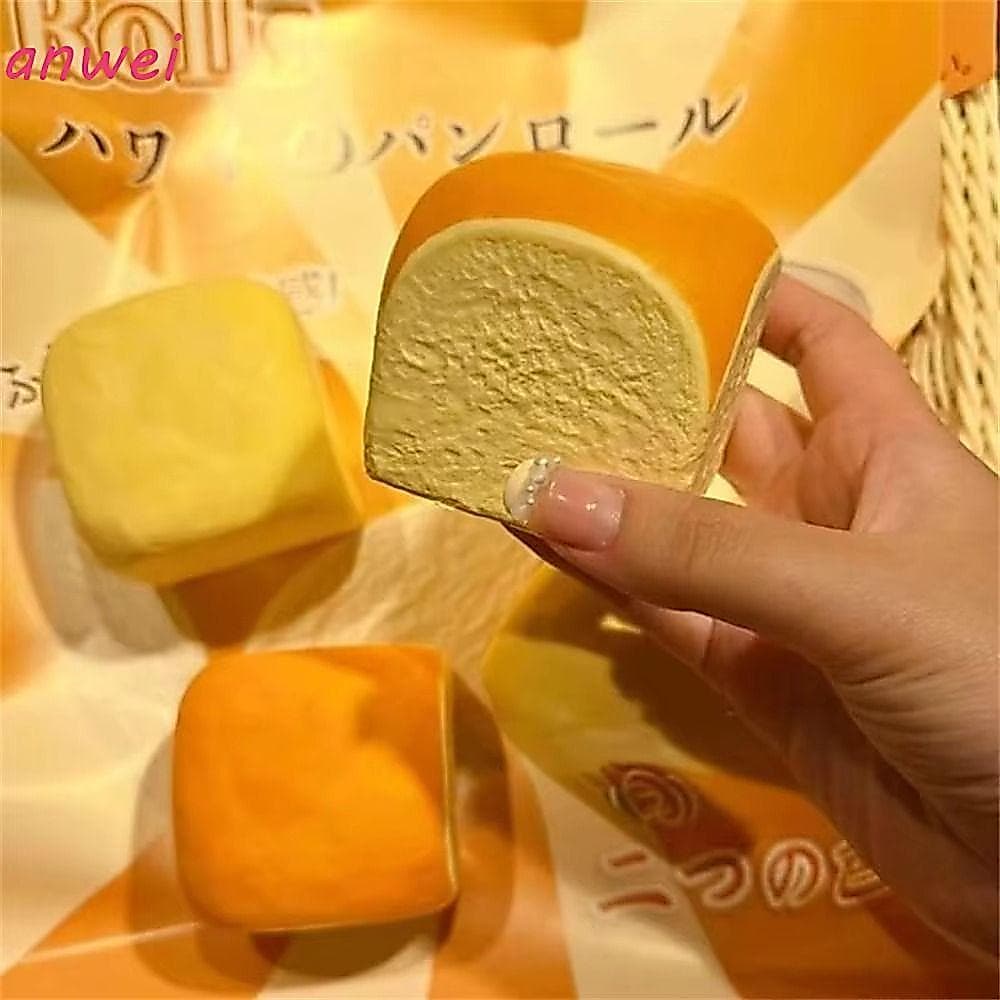 ANWEI Pão Havaiano Squishy , Mão Simulada Relax Bola Sensorial Fidget , Brinquedo Pegajoso Macio Calmante Recuperação Le