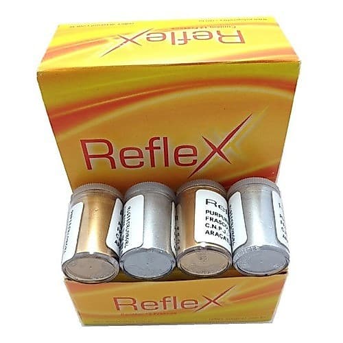5 Potes de Purpurina Prata 3g - Reflex