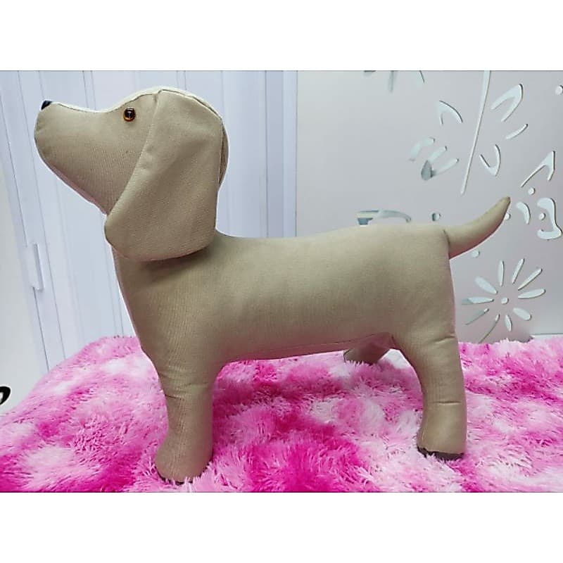 Manequim G expositor cachorro pet shop