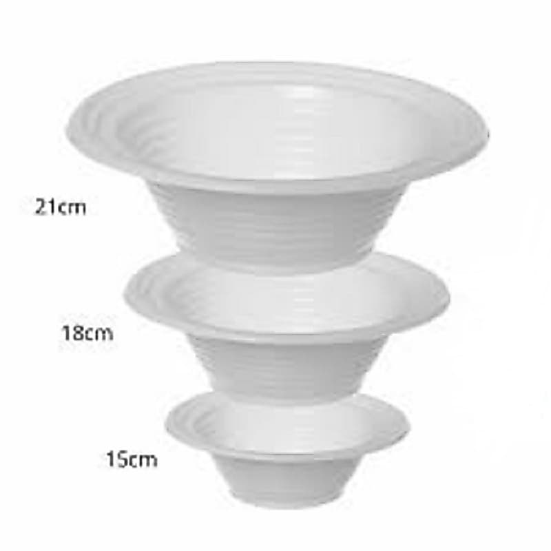 PRATO FUNDO DESCARTÁVEL 12CM OU 15CM COM 10