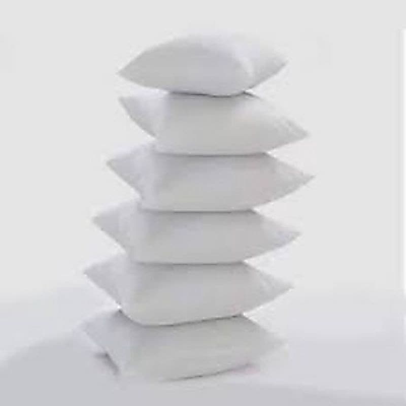 Kit com 6 Refil de Almofadas 45x45 cm Fibra Mista Têxtil Ecológica