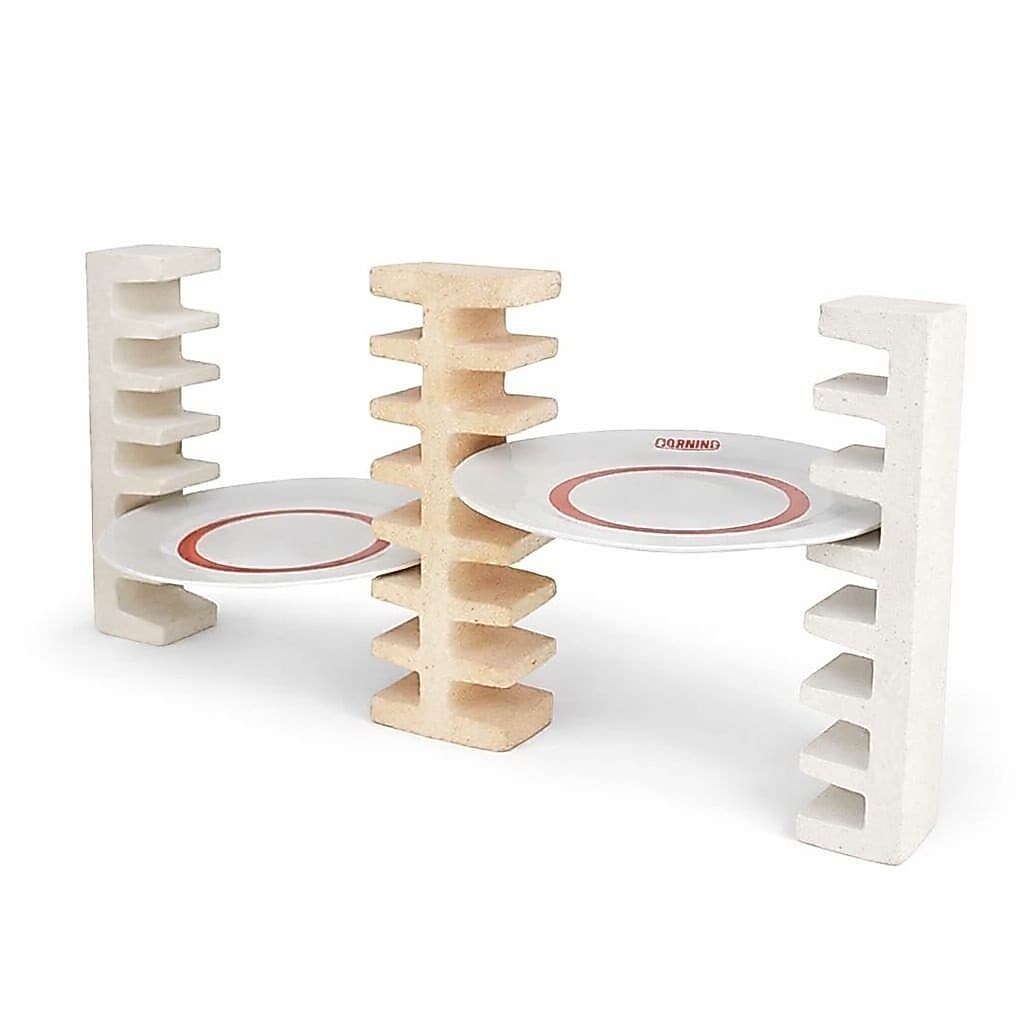 Suporte para Prato / Azulejos / Placas - Mobilia Refratária para Ceramica em Cordierita