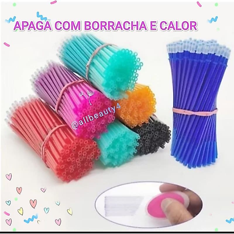 Refil Caneta Fantasminha Apaga com Calor e Borracha