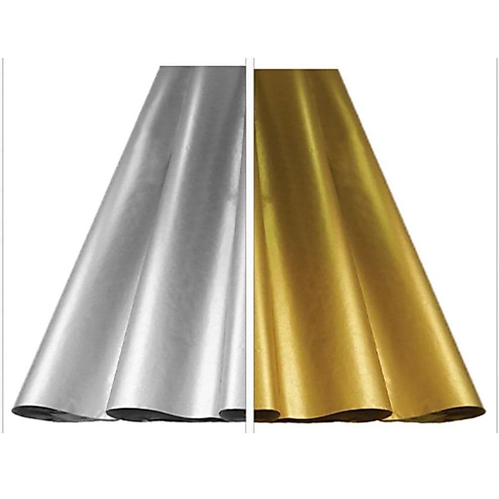 Papel Seda Dourado ou Prata 48x60c  Para presente decoração embrulhos- Escolha Na variacao