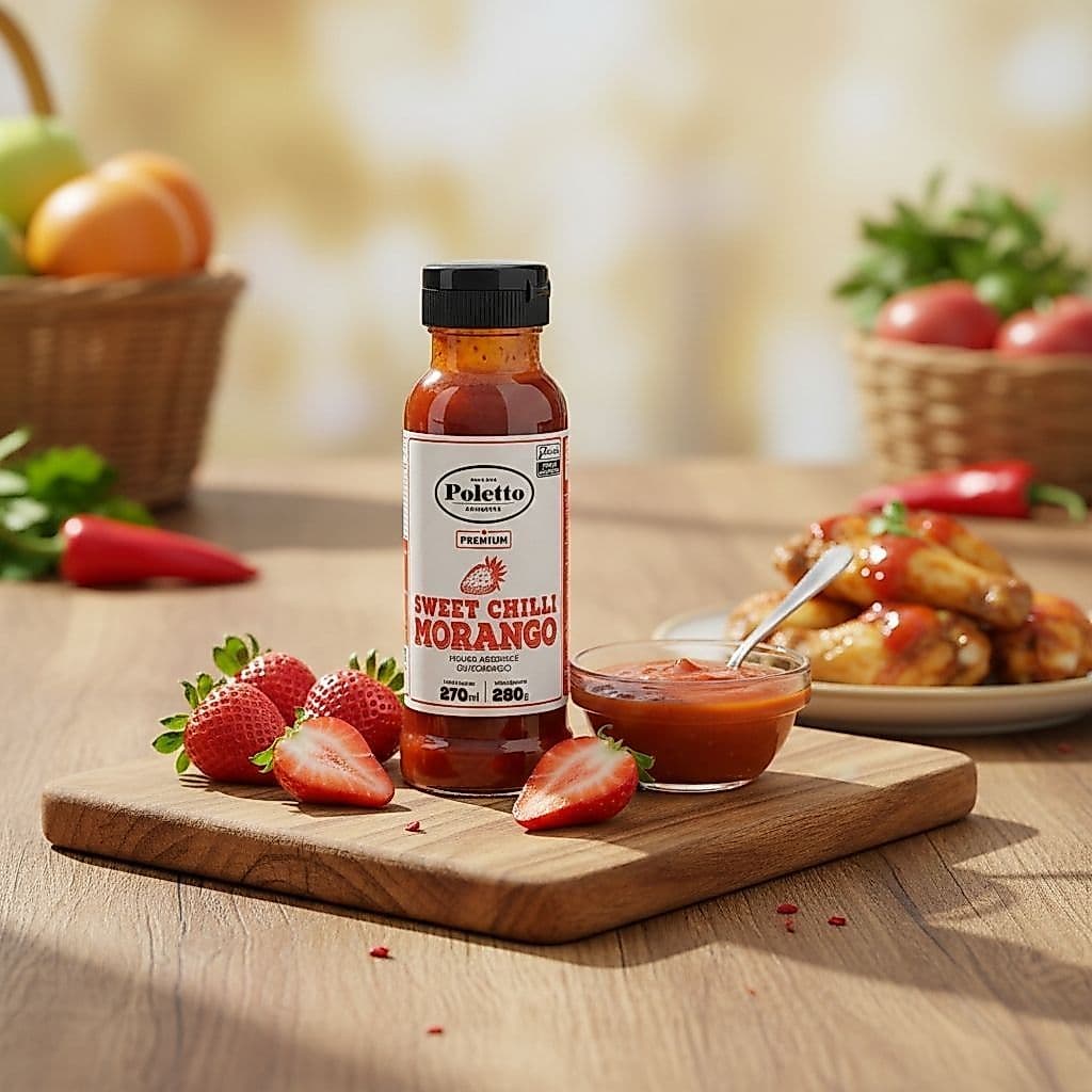 Molho Sweet Chilli Morango Poletto Gourmet 280g