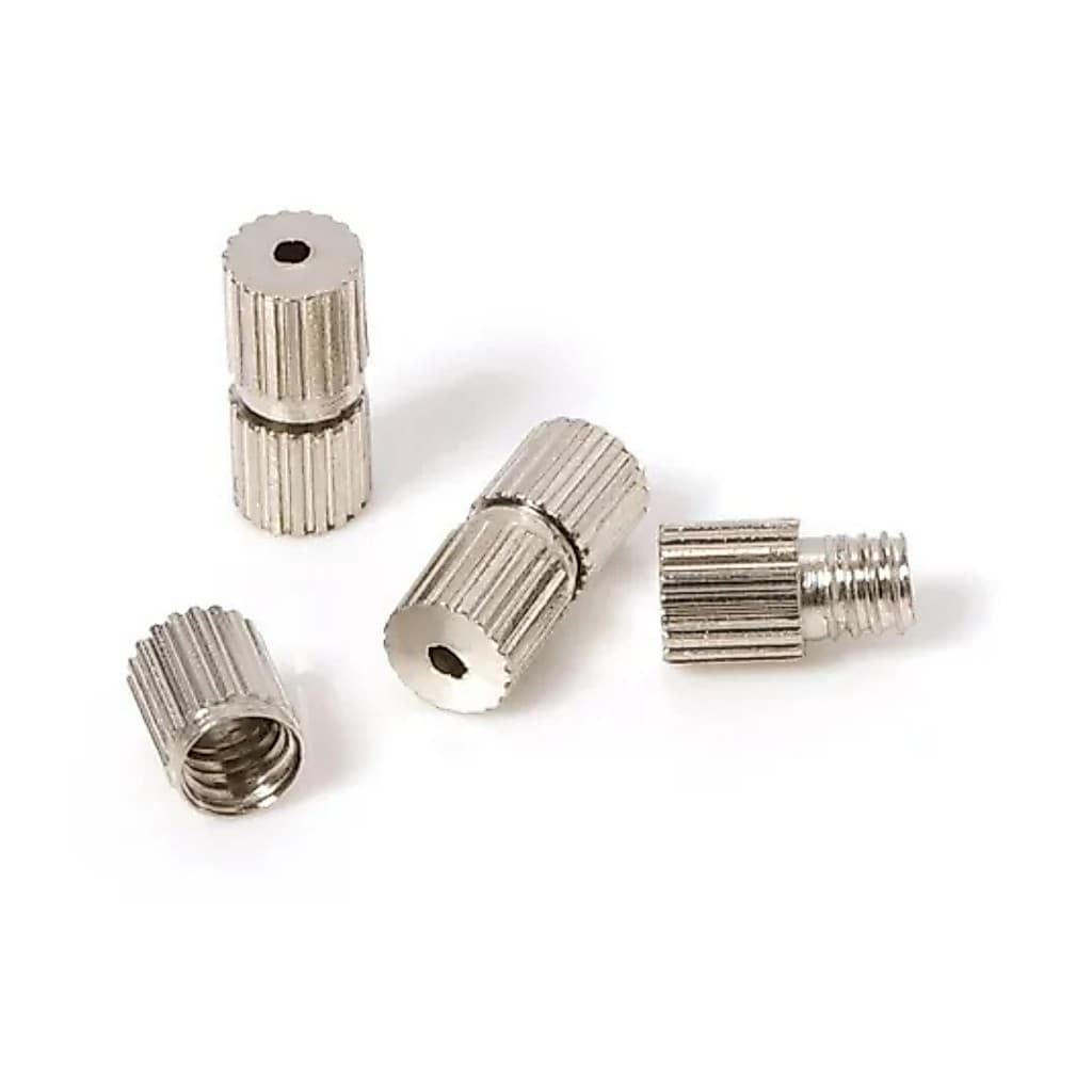 Fecho - Rosca para Pulseira - Prata - 8mm - 10/20/50 Unidades
