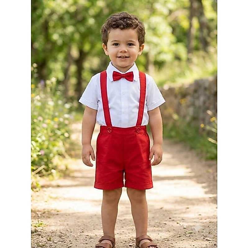 CONJUNTO SUSPENSÓRIO COM GRAVATA MENINO 1.2.3 ANOS