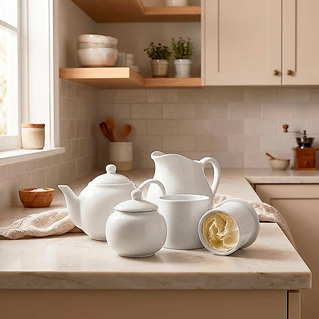 Kit Café da manhã Porcelana 4 peças