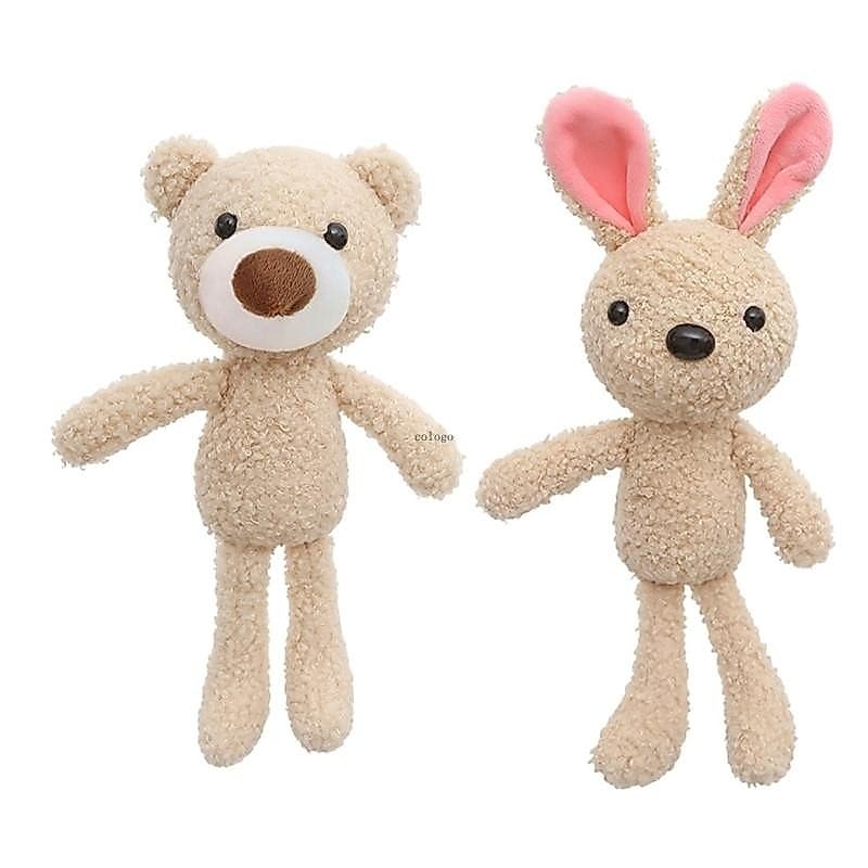 Pelúcia Coelho Urso Macio Bonito Chaveiro Mochila Brinquedo Decorativo