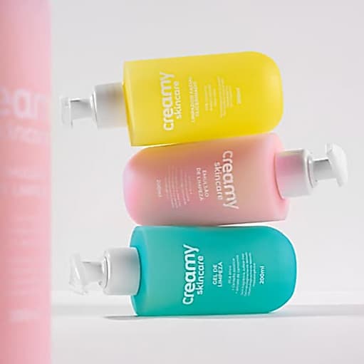 Creamy Skincare Gel Emulsão de Limpeza Limpador Glicerinado - Sabonete Facial Hidratante Suave