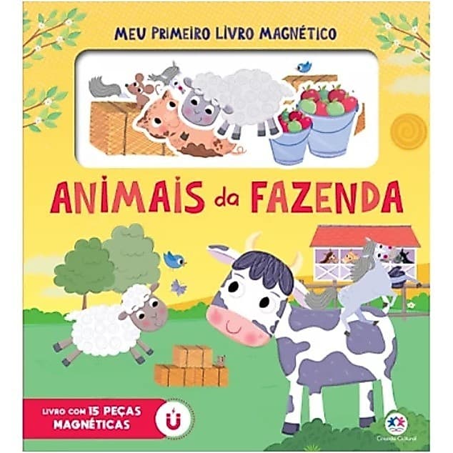 Livro Meu Primeiro Livro Magnetico - Animais Da Fazenda
