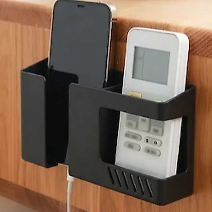 Suporte Parede dois em um Multifuncional Autoadesivo Telefone Móvel/Controle Remoto