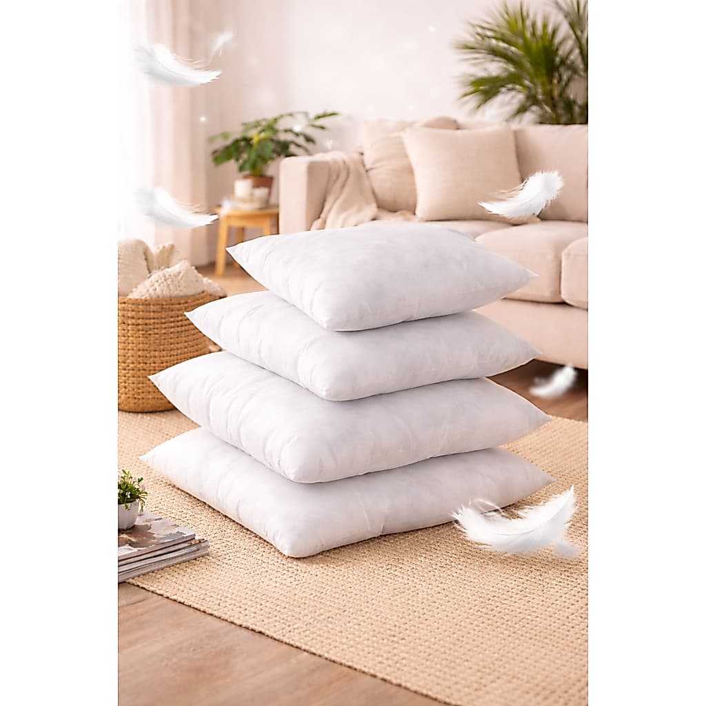 Kit e Unidade Refil Enchimento Almofada 45x45cm Macio TNT Resistente – Envio Imediato