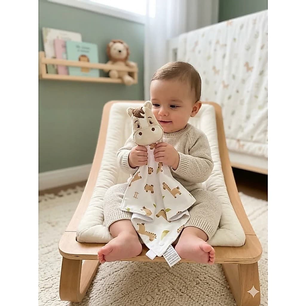 Naninha para bebê menino prendedor de chupeta cavalinho bebê cheirinho bebe maternidade amiguinho