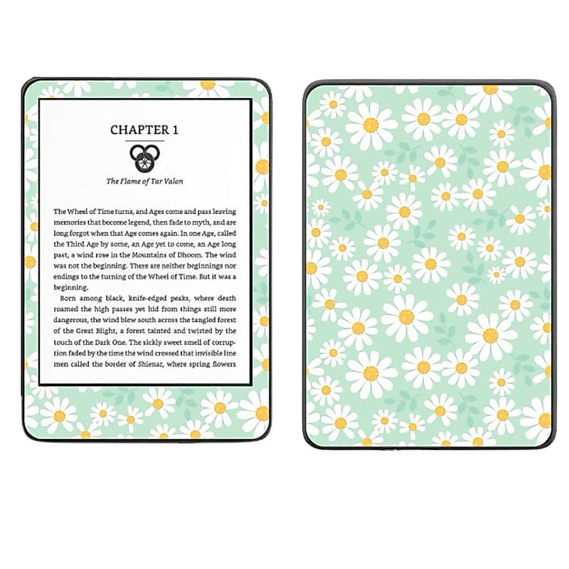Película Adesiva Skin Kindle 11ªg Paperwhite (2021) | Vinil Fosco + Adesivos de Brinde – COLEÇÃO FLORITA