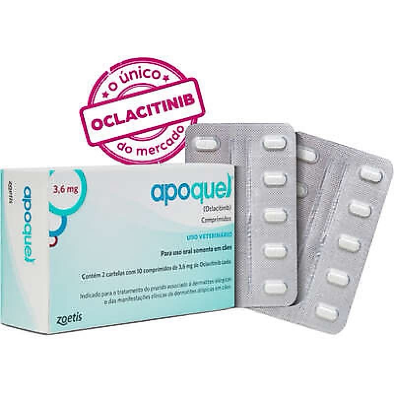 Apoquel 3,6 mg para Cachorro 20 Comprimidos
