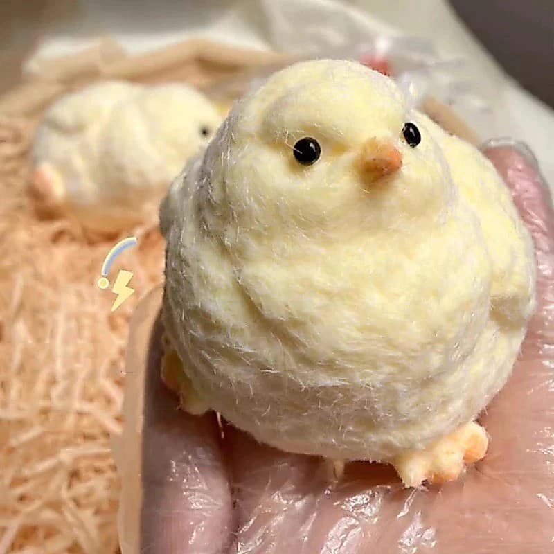Squishy Pintinho Amarelinho Apertar Fofinho Sensação TikTok Brinquedo Menino Menina Sensorial